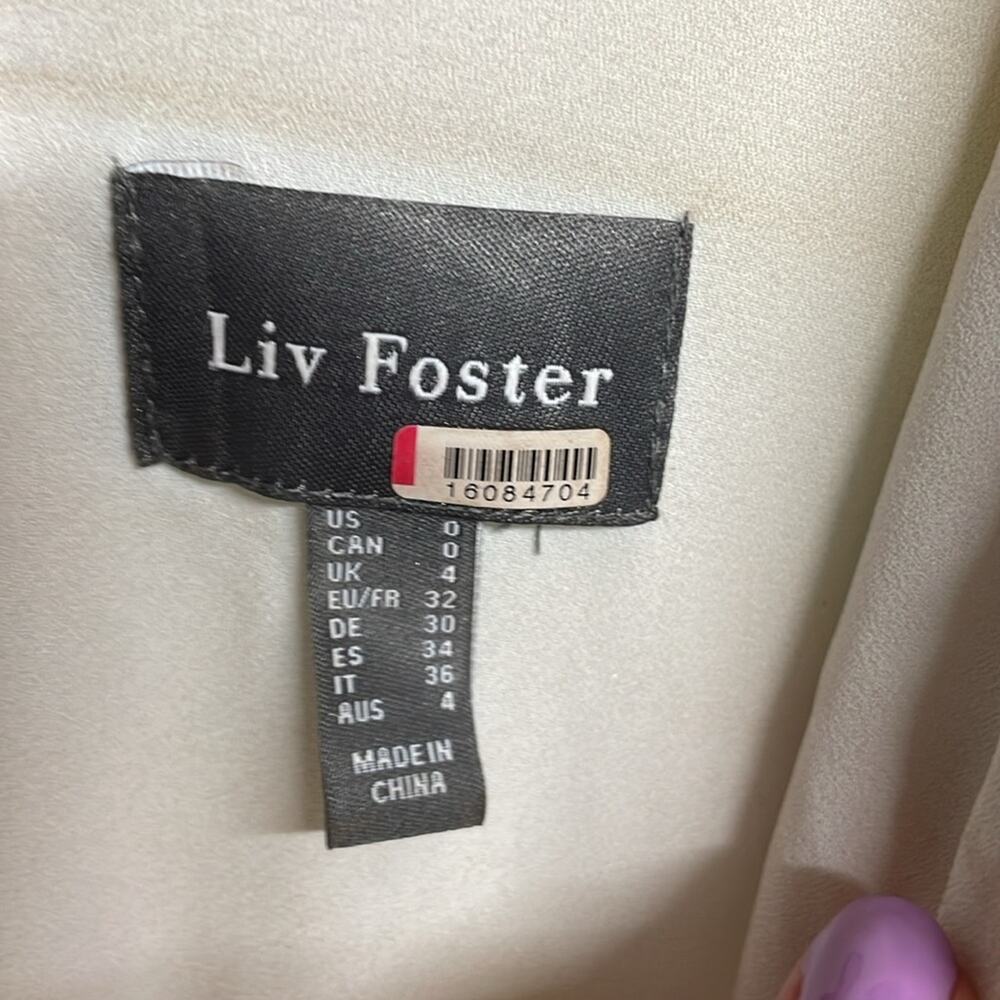 Liv Foster Multicolored-print Gown Colorful Size 0 Cut Outs - Picture 4 of 8